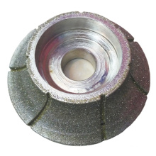 Electroplated Half Bullnose Diamond Profiling Wheel For Various Hard Non-ferrous Material